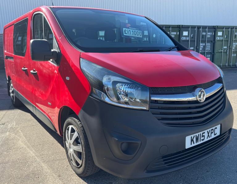 2015 Vauxhall Vivaro 2900 1.6CDTI 115PS H1 DoubleCab Crew Van Diesel Manual