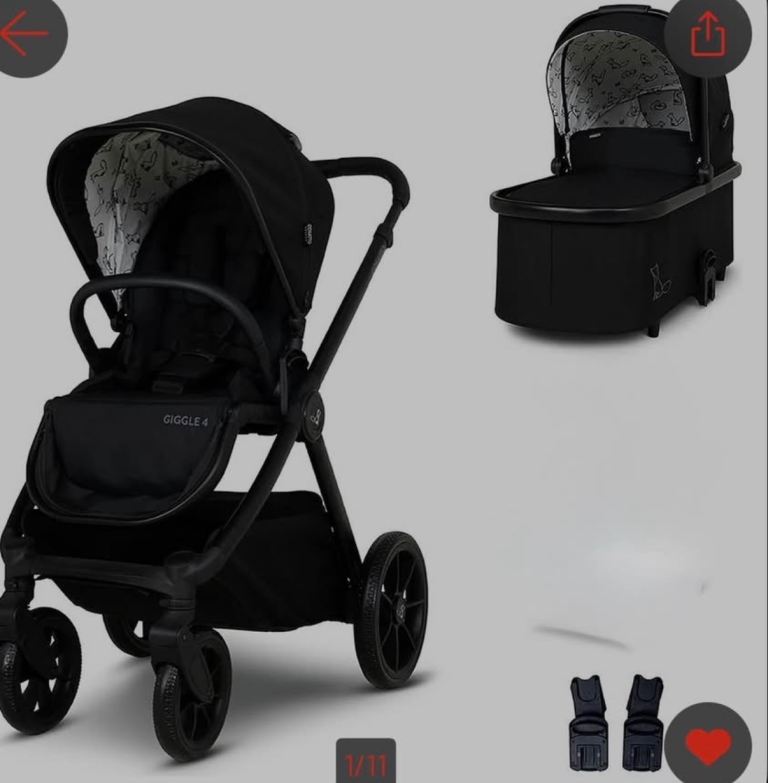 Cosatto Giggle 4 pram - black