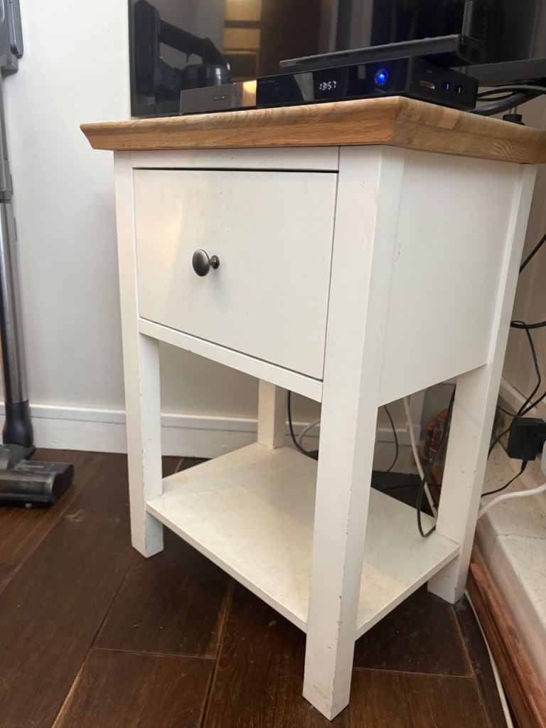Two John Lewis chest of drawers and two bedside cabinets