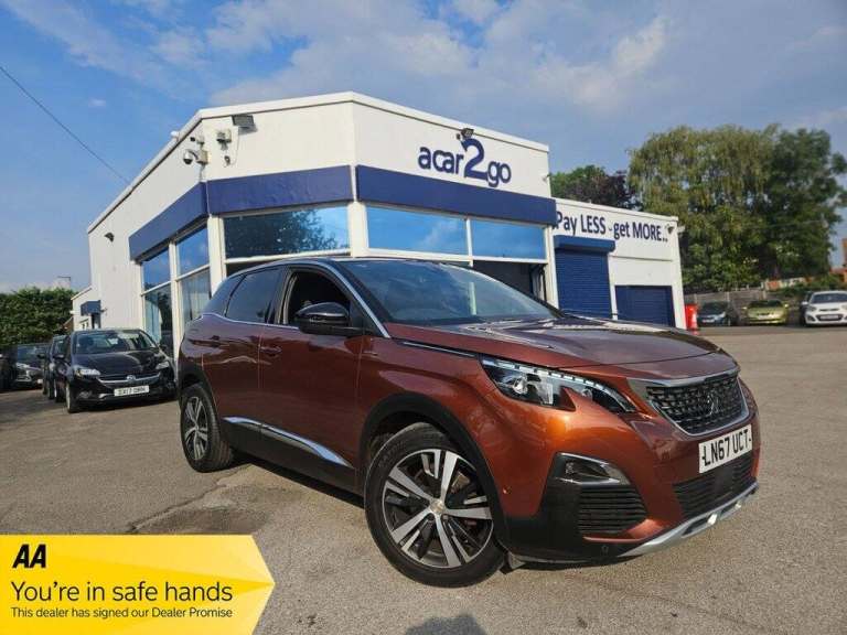 2017 Peugeot 3008 1.6 THP GT Line SUV 5dr Petrol EAT Euro 6 (s/s) (165 ps) HATCHBACK Petrol Autom...