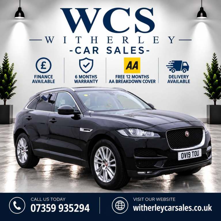 2019 Jaguar F-Pace 2.0 D240 Portfolio SUV 5dr Diesel Auto AWD Euro 6 (s/s) (240