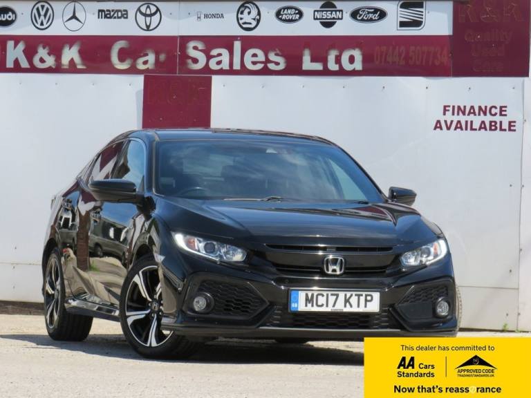 2017 Honda Civic 1.0 VTEC Turbo SR Hatchback 5dr Petrol CVT Euro 6 (s/s) (129 ps) Hatchback Petro...