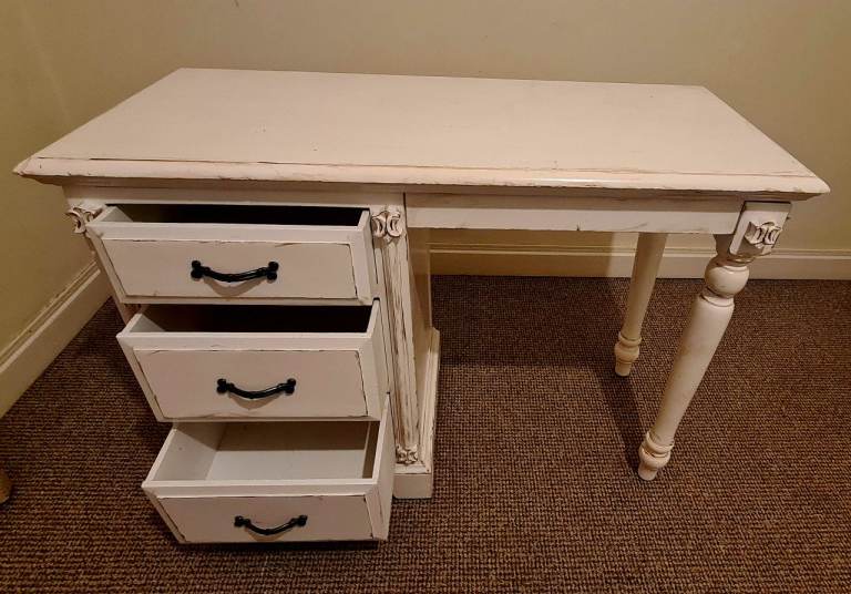 Large pine bedroom set, double wardrobe, chest of drawers and dressing table