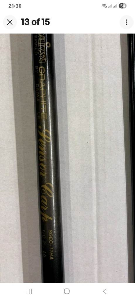 Daiwa Sensor 11ft Fishing Rod - Black, Good Condition