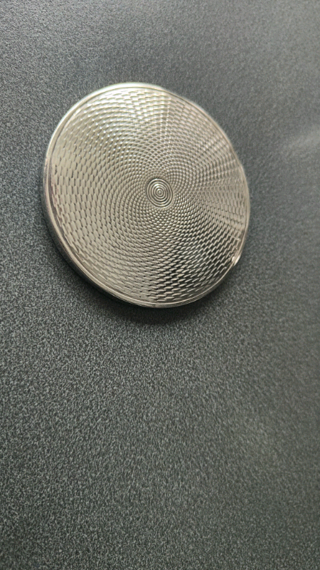 Sterling Silver Coaster Spiral Design 