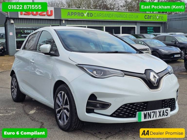 2021 Renault Zoe White R135 EV50 GT Line Hatchback, 17,800 miles, Fully electric Automatic,  Hatc...