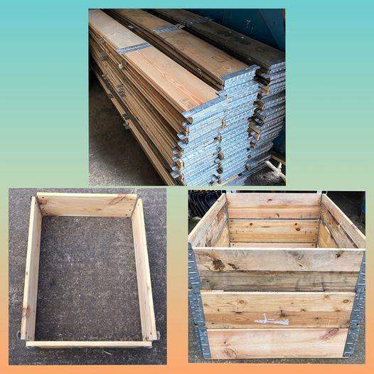 Foldable Stackable Pallet Collars/Veg Boxes