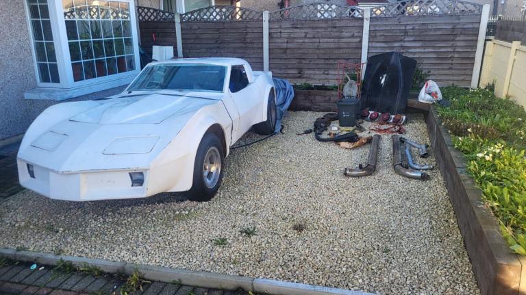 Corvette classic car cortina base uk reg project barn find 