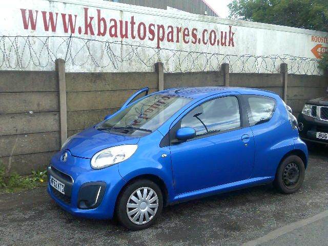 breaking for spares citroen c1 2012 1.0 p