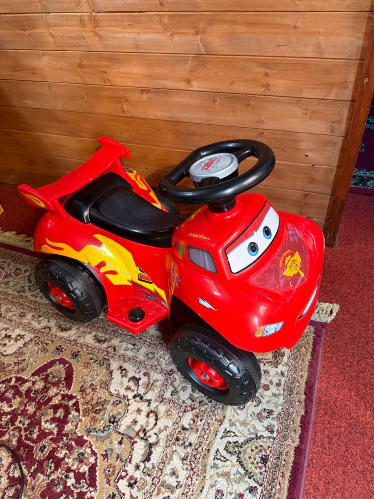 Kids electric ride along Disney cars