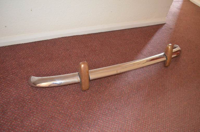 vintage chrome mini car bumper 1968 