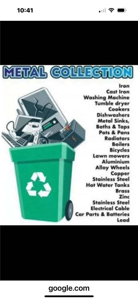 Wanted free metal and electrical items 