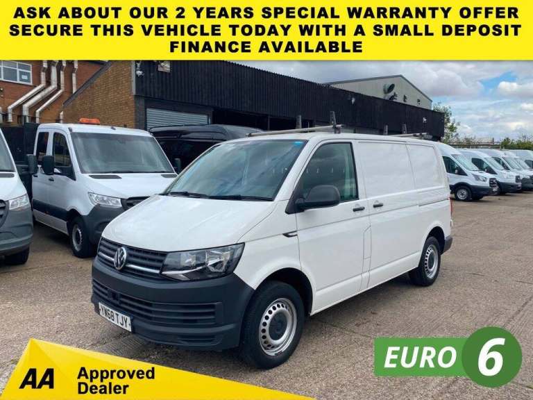2019 68 VOLKSWAGEN TRANSPORTER 2.0 TDI T32 SWB STARTLINE BMT 100BHP. ROOF RACK.