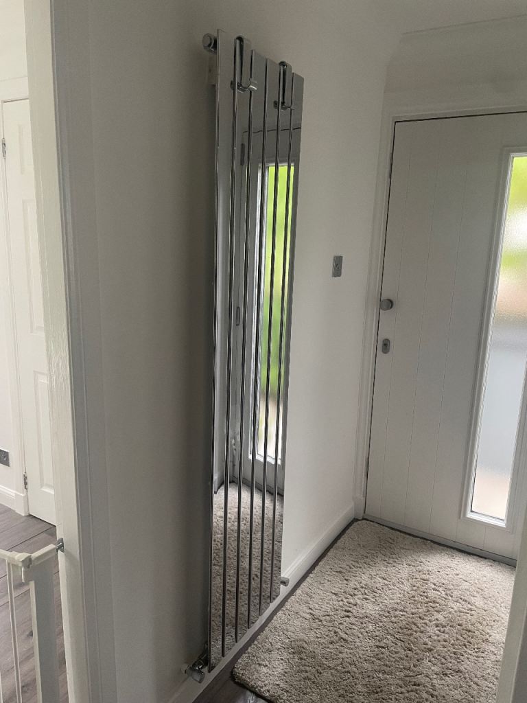 Chrome Vertical Radiator - As Good As New