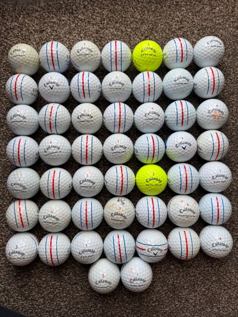 Callaway Triple Track Golf Balls X49 Grade B Condition