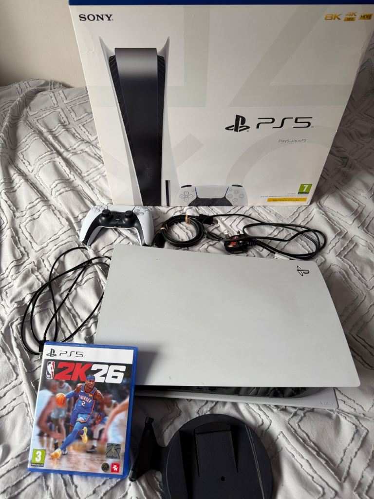 Sony PlayStation 5 Console with Controller & 5 Games