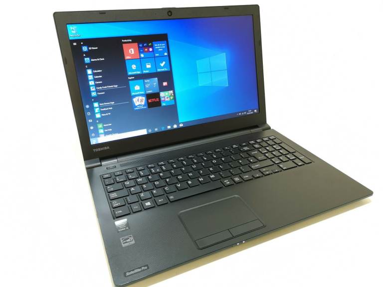Toshiba Satellite Pro with charger and box