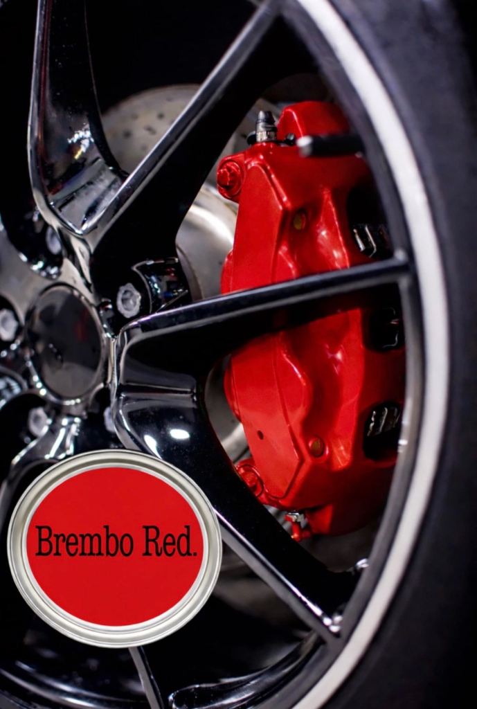 BREMBO Red Gloss Heat Resistant Brush On Brake Caliper Paint 250ml