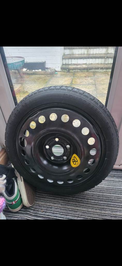 16 inch spacesaver spare wheel and toeing eye
