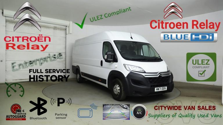 2021 Citroen Relay 2.2 BlueHDi H2 Van 140ps Enterprise PANEL VAN Diesel Manual