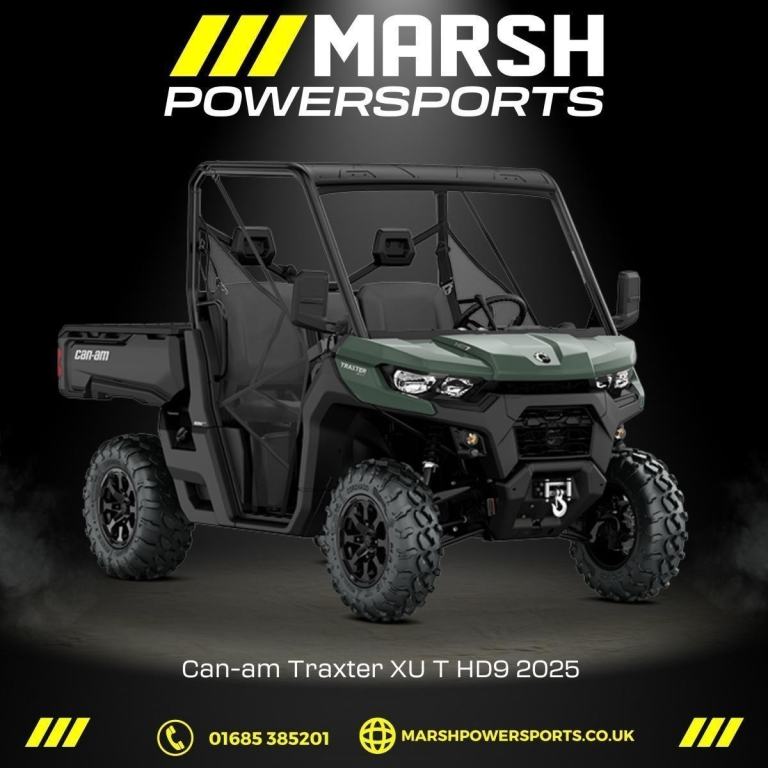 Traxter HD9 XU T 2025 Model - Can-Am Main Dealer - Discover the Cab Kit Offer!