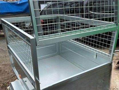 ERDE Small General Purpose Tipping Trailer with 44cm Mesh Kit - 122 (Ready Built)