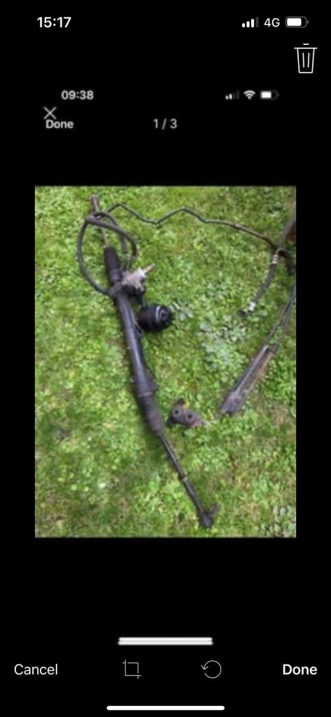 Power steering rack for Saab 9.5