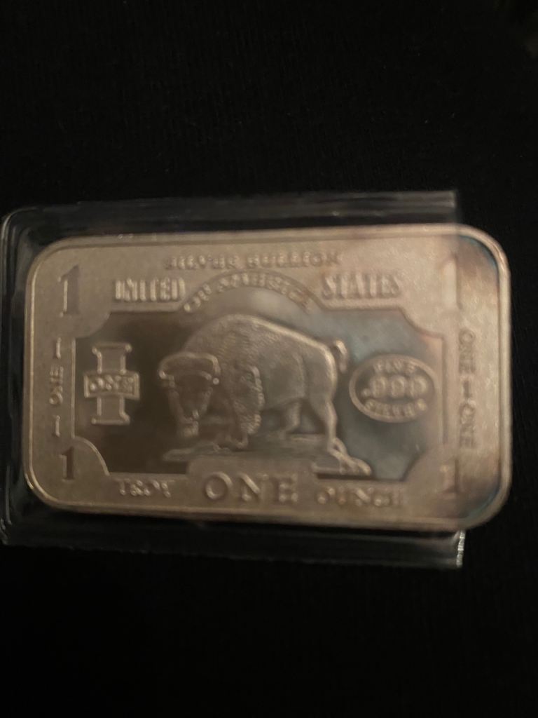 image for 1oz 999.9 silver bar