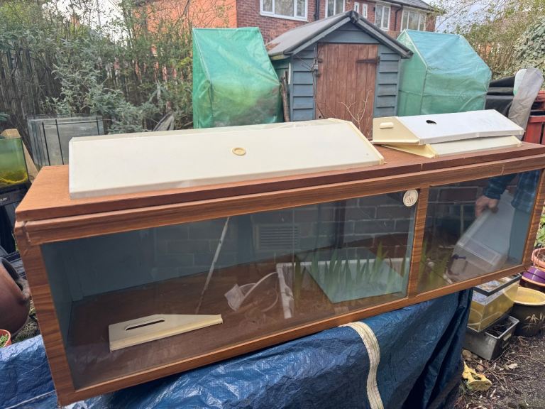 Old style vivarium hutch 