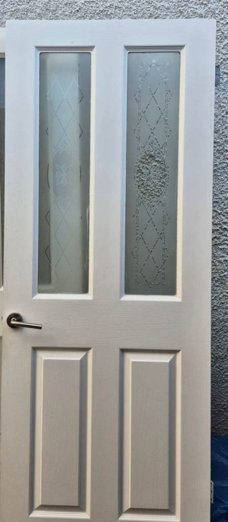 White Partial Glazed Internal Doors