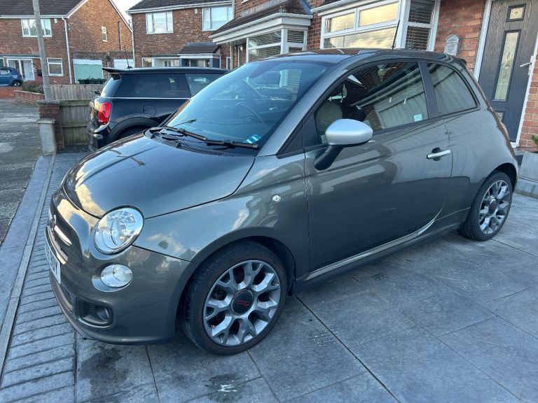 Fiat 500S 1.2cc, 65 reg, metallic Grey
