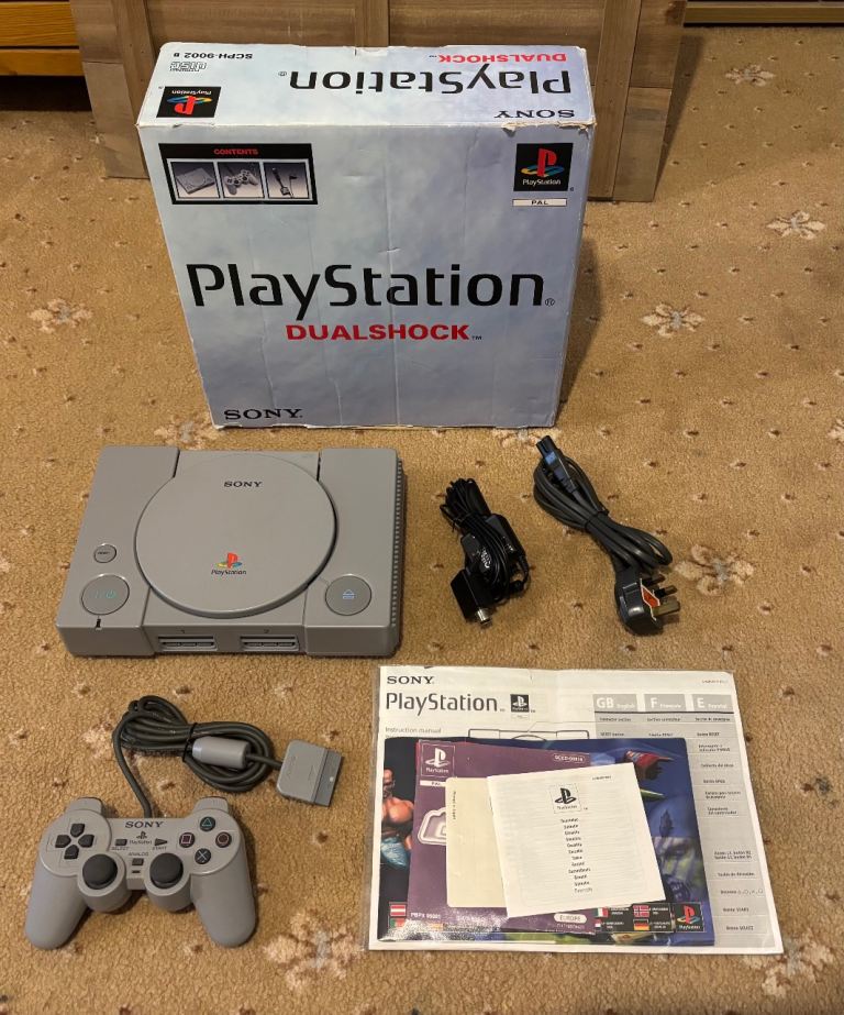 PlayStation 1 Boxed Console.  PS1