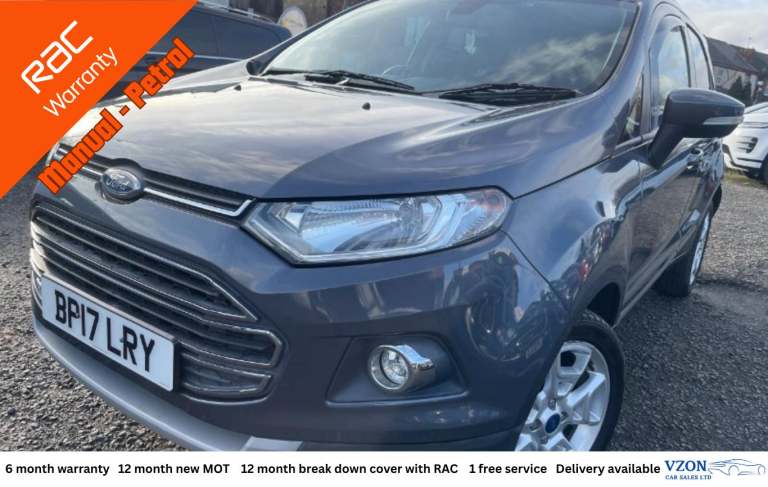 2017 Ford Ecosport 1.0T EcoBoost Titanium SUV 5dr Petrol Manual 2WD Euro 5