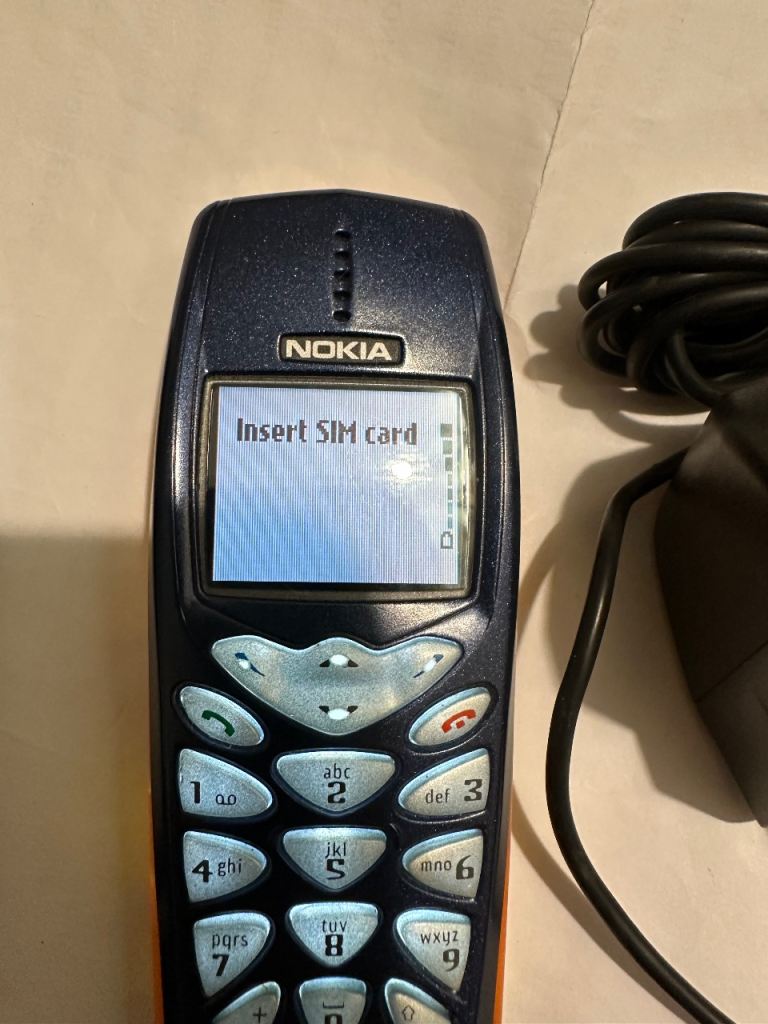 Nokia 3510i Mobile Phone - Blue & Orange unlock 