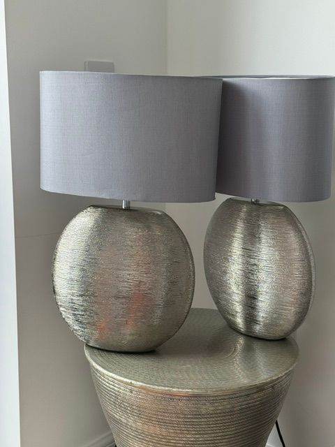 Silver Table Lamps