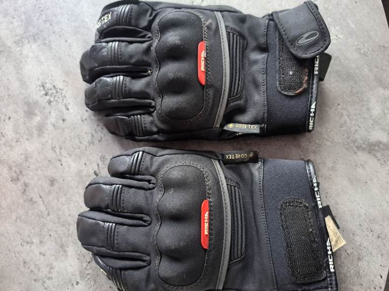 Richa goretex motorcycle gloves 