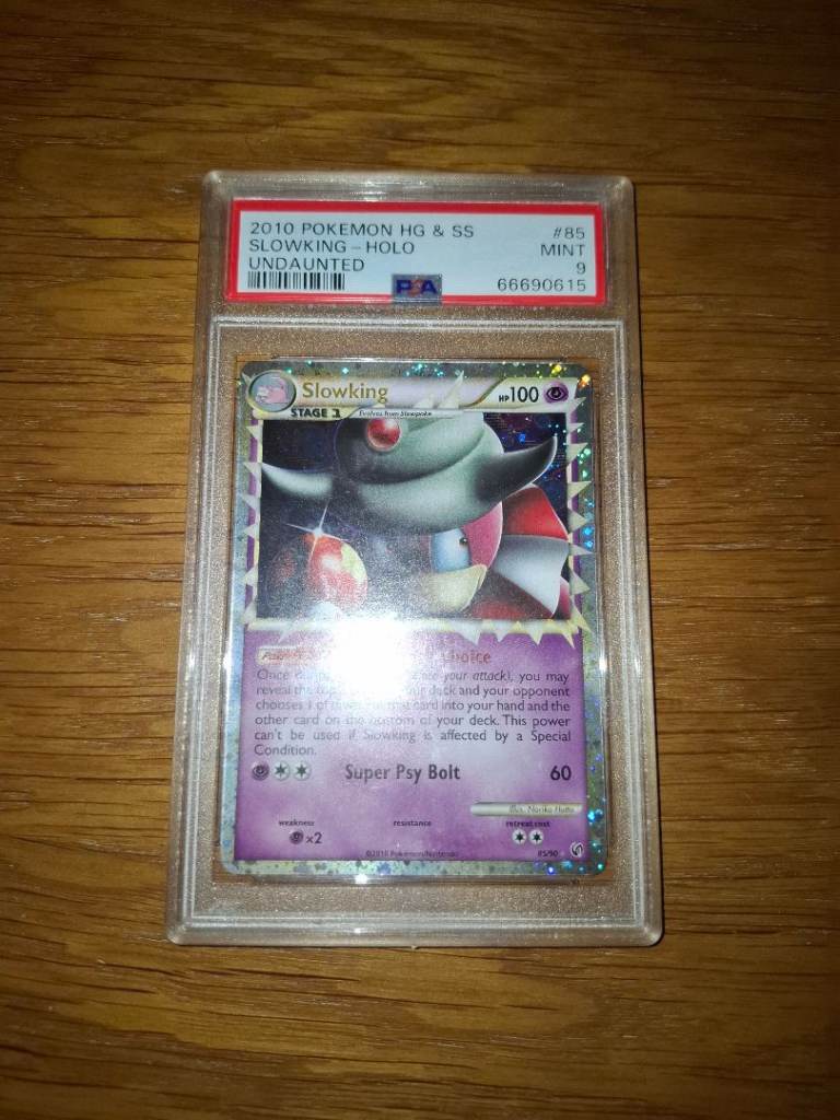 pokemon PSA 9 2010 undaunted slowking 85/90