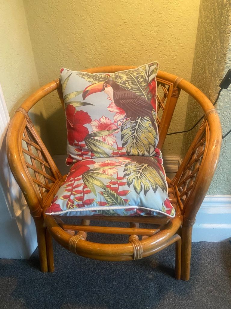 Fab Funky Bamboo Tub Chair 