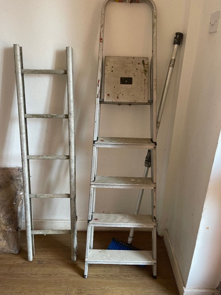 Pair of Used Ladders – Fair Condition