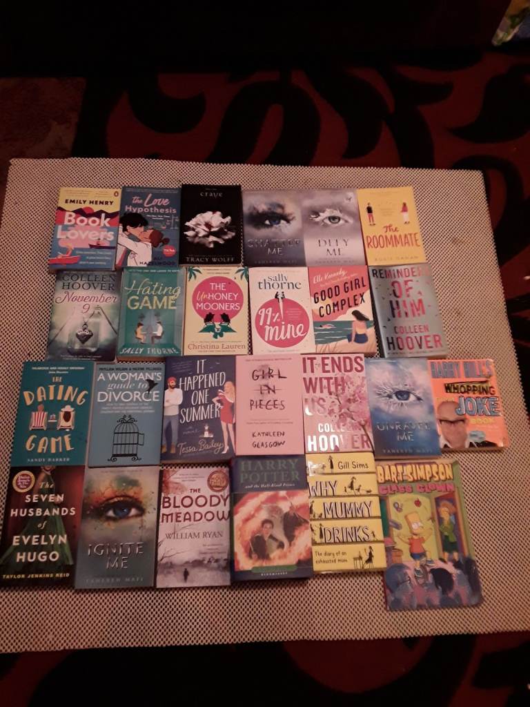 A selection of adult reading books 