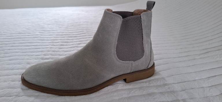 Mens Real Suede ankle boot