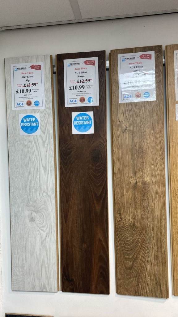 AGT Effect 8mm Laminate Flooring (CHEAPEST IN THE UK) (FREE COLLECTION)