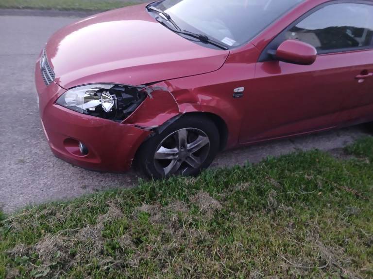 Red Car for Spares/Repair - Front Damage, Starts/Drives
