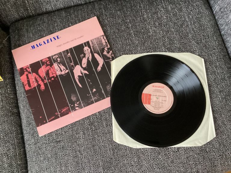Magazine - Magic, Murder and the weather LP record Ex! 