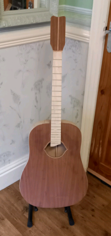 Part Built Acoustic Guitar, Unfinished Project. 