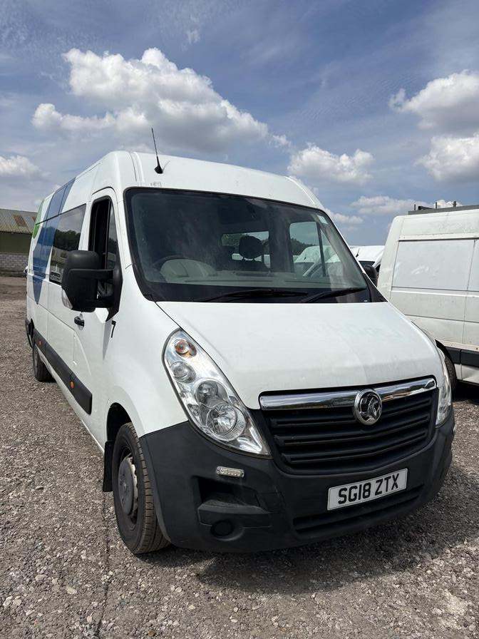 2018 Vauxhall Movano 2.3 CDTI H2 Van 130ps PANEL VAN DIESEL Manual