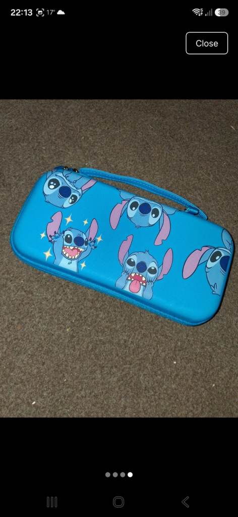 Nintendo Switch 'Stitch' Themed Carry Case - Brand New