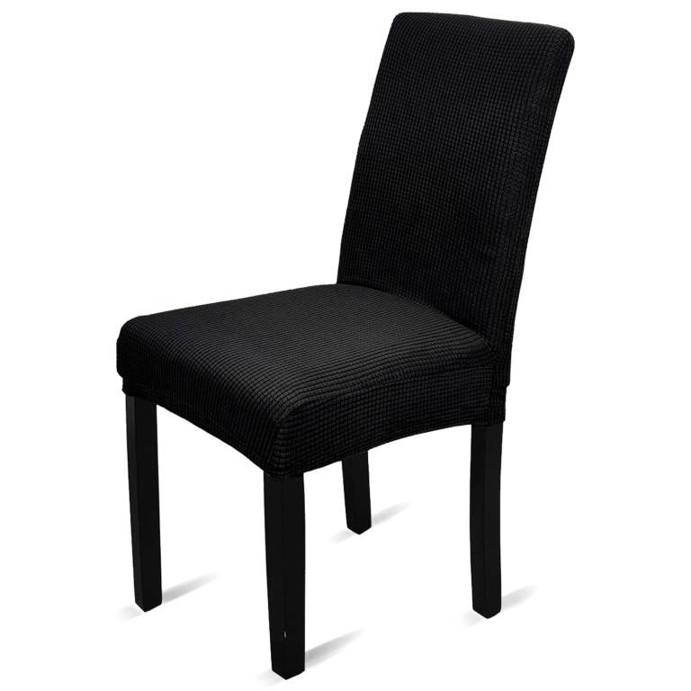 Velvet Stretch Chair Covers, Spandex Dining Chair Slipcovers