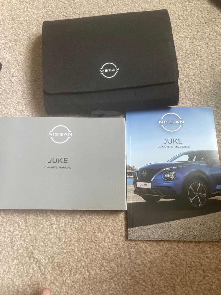Nissan Juke 2023 onwards owners Manual and quick reference guide