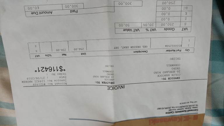 Kawasaki z1000sx gel comfort seats 